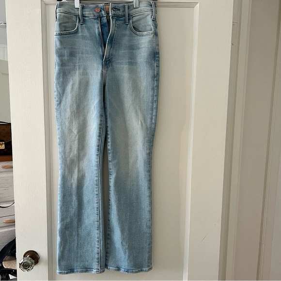 MOTHER The Hustler High Rise Flare Leg Ankle Jeans in California Cruiser Size 26 - Picture 6 of 13